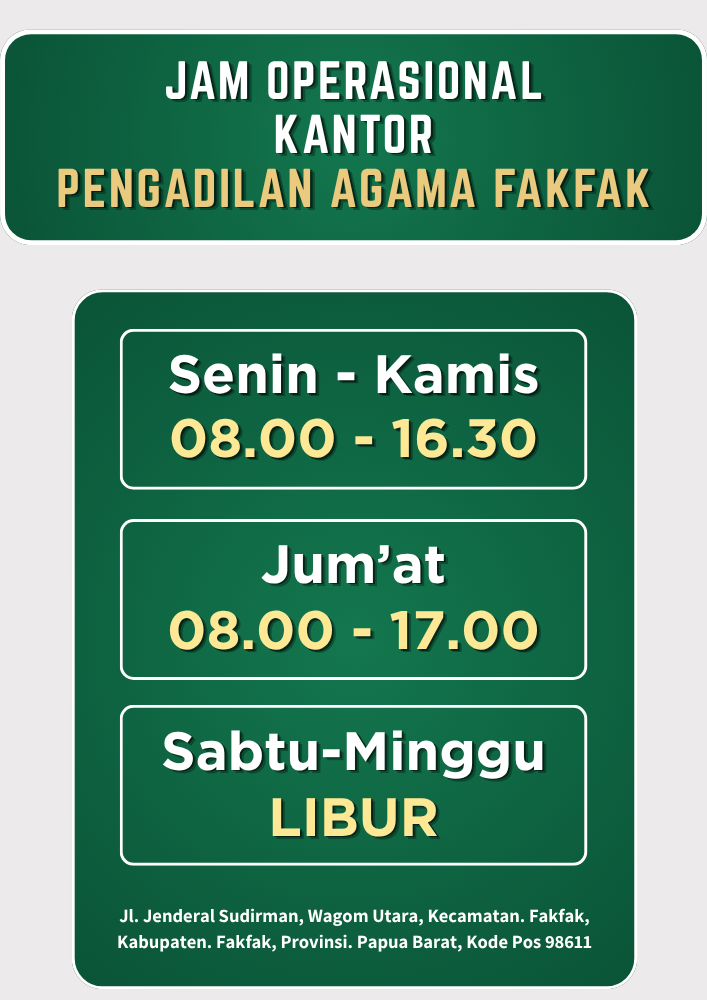 JAM KANTOR PA FAKFAK