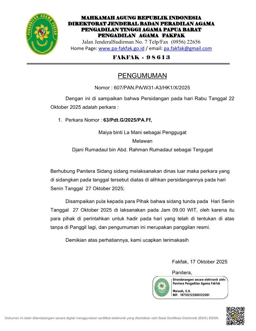 Pengumuman Penundaan Sidang1 1
